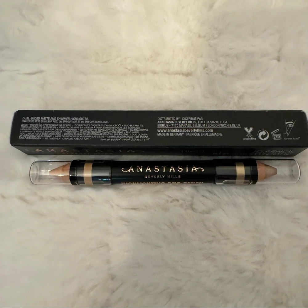 Anastasia Beverly Hills Highlighting Duo Pencil. Shell/Lace. NWT